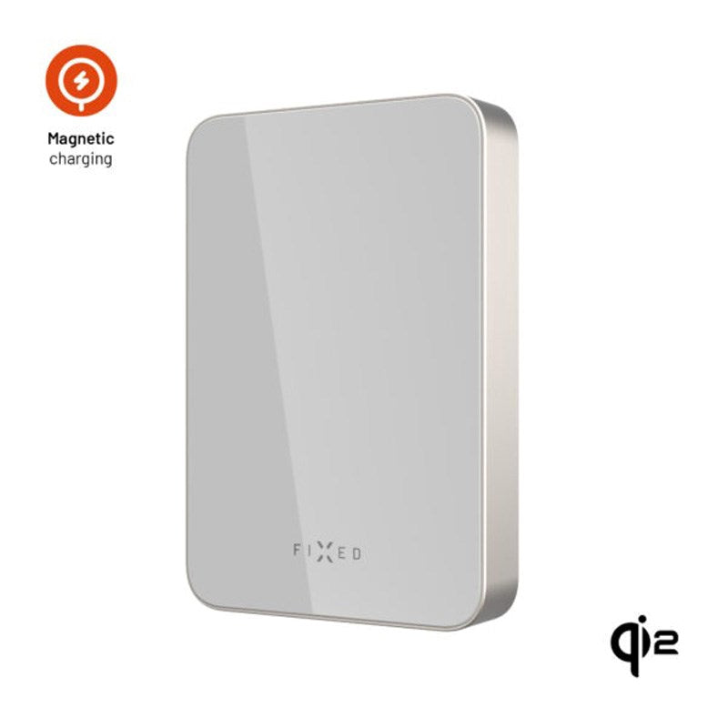Fixed MagZen Qi2 Trådløs Powerbank 10.000 mAh - Grå