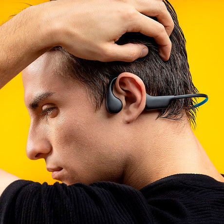 Niceboy Hive Bones 3 Trådløs Bluetooth Høretelefoner - Sort / Blå