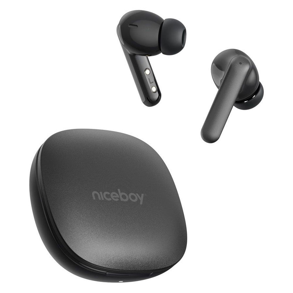Niceboy HIVE Pins Pro 4 ANC True Wireless In-Ear Høretelefoner - Sort