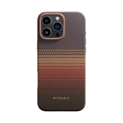 iPhone 16 Pro Max PITAKA Military Grade Protective Cover - MagSafe Kompatibel - Sunset
