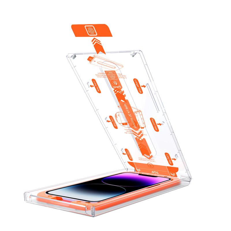 iPhone 14 Plus / 13 Pro Max Mobile Origin Beskyttelsesglas - Case Friendly - 2 stk - Gennemsigtig