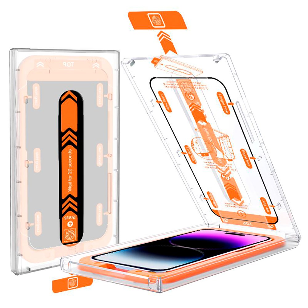 iPhone 11 Pro / X / Xs Mobile Origin Beskyttelsesglas - Case Friendly - 2 stk. - Sort Kant
