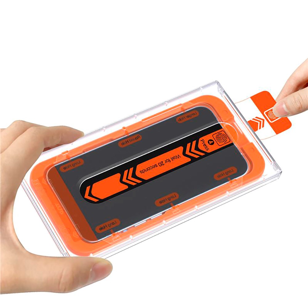 iPhone 15 / 15 Pro Mobile Origin Beskyttelsesglas - Case Friendly - 2 stk. - Gennemsigtig