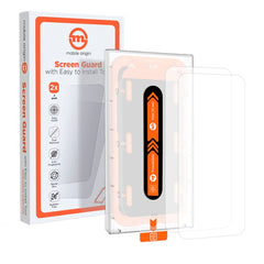 iPhone 15 / 15 Pro Mobile Origin Beskyttelsesglas - Case Friendly - 2 stk. - Gennemsigtig