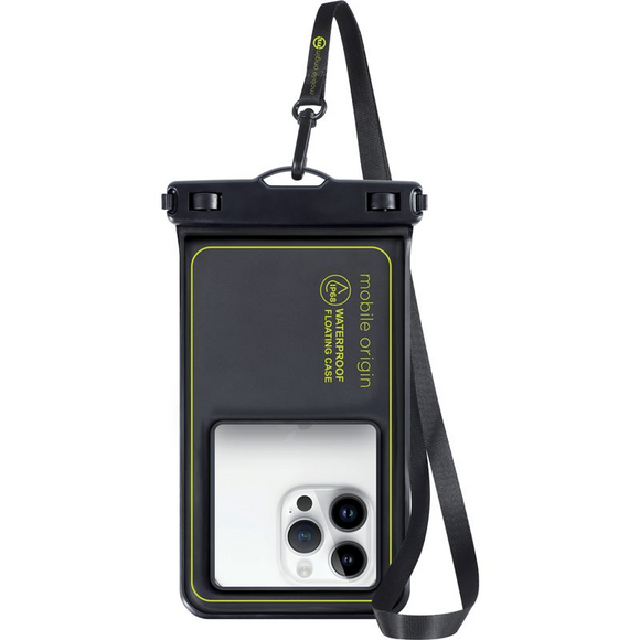 Mobile Origin Waterproof Floating Case 6.8" - Sort/Grøn