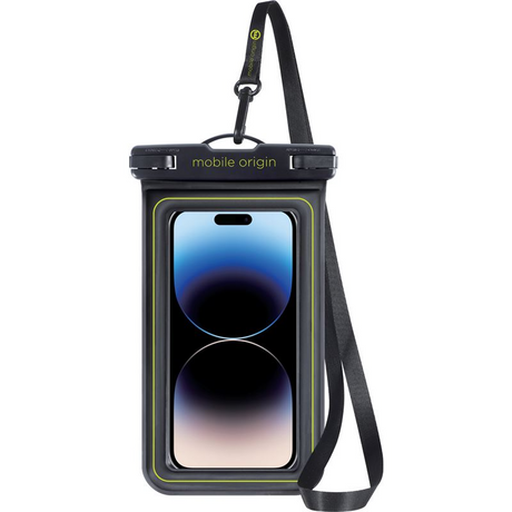 Mobile Origin Waterproof Floating Case 6.8" - Sort/Grøn