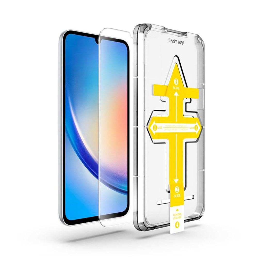 Samsung Galaxy A35 (5G) Mobile Origin Beskyttelsesglas - Case Friendly - Gennemsigtig