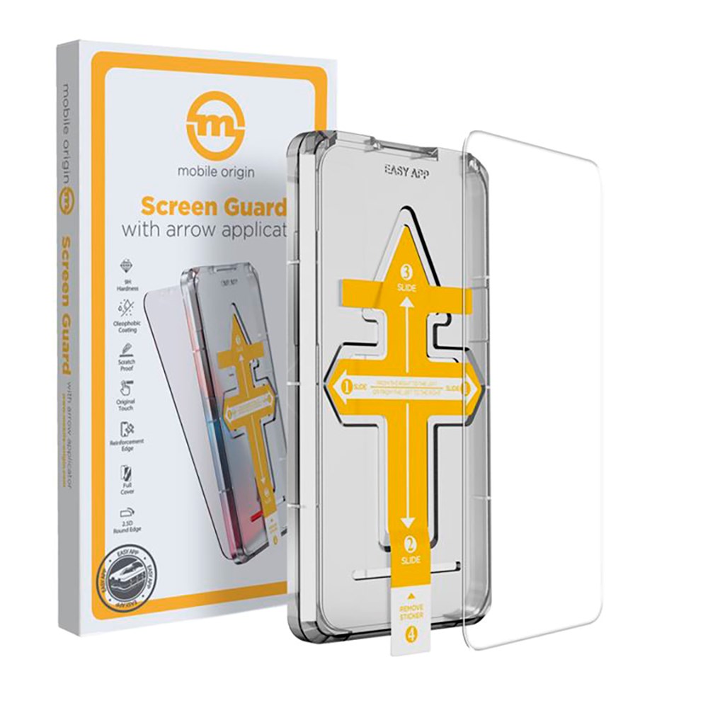 Samsung Galaxy A55 (5G) Mobile Origin Beskyttelsesglas - Case Friendly - Gennemsigtig
