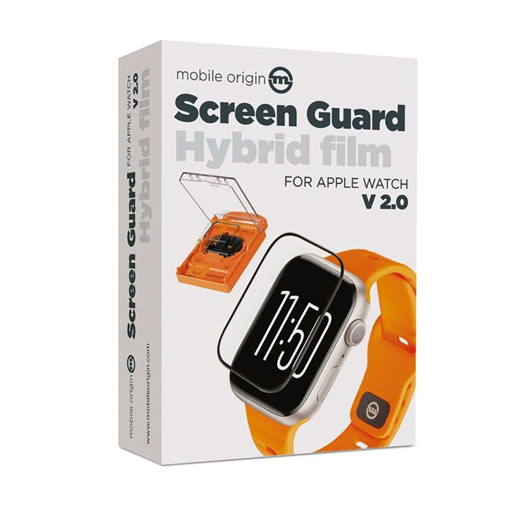 Apple Watch 9/8/7 (41mm) Mobile Origin Glas Skærmbeskyttelse - Gennemsigtig