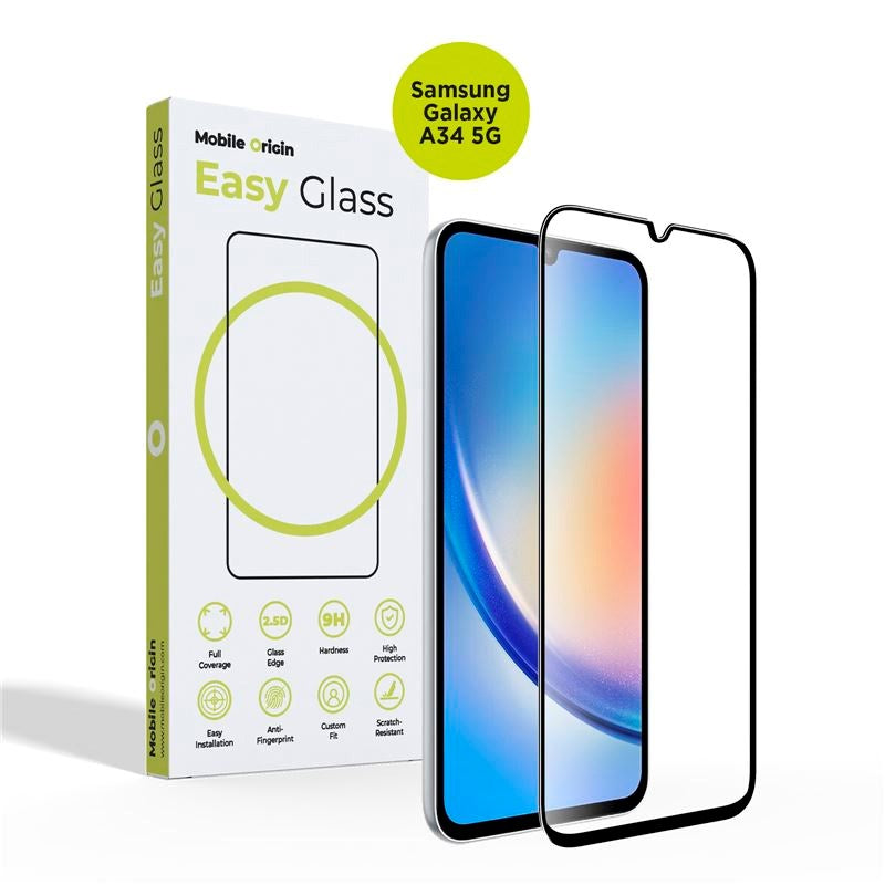Samsung Galaxy A34 5G Mobile Origin EasyGlass - Skærmbeskyttelse