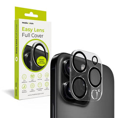 Mobile Origin Easy Lens Full Cover - Beskyttelse til iPhone 15 Pro / 15 Pro Max - Gennemsigtig