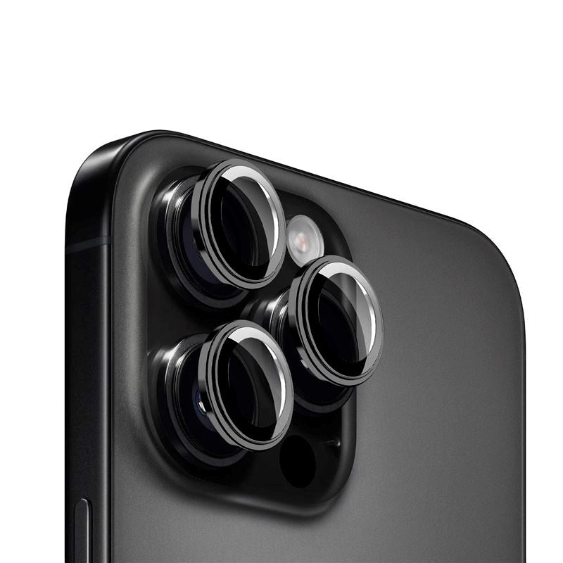 iPhone 16 Pro / 16 Pro Max Mobile Origin Kameralinsebeskyttelse - Sort