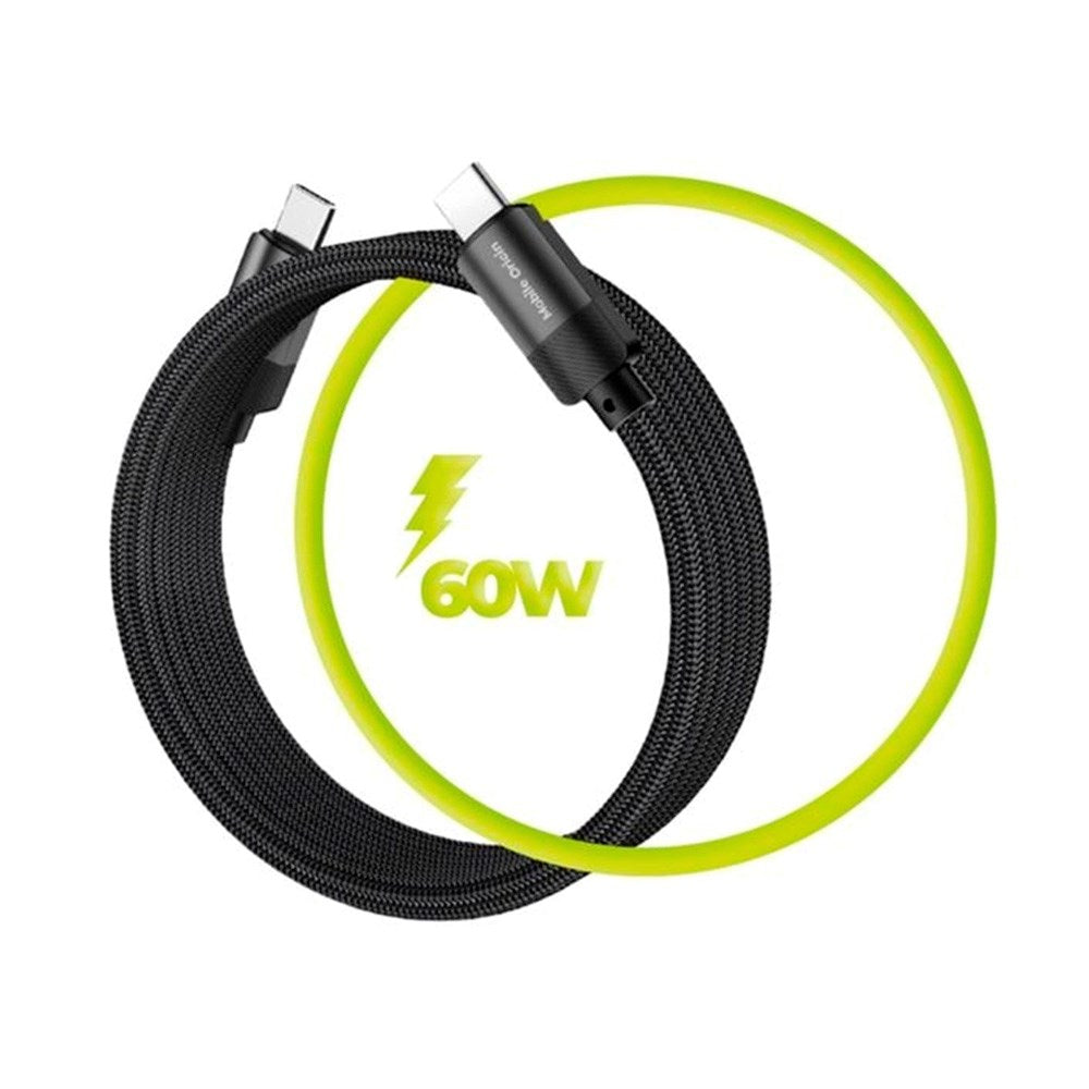 Mobile Origin Magnetisk USB-C til USB-C Kabel - 1m - Sort
