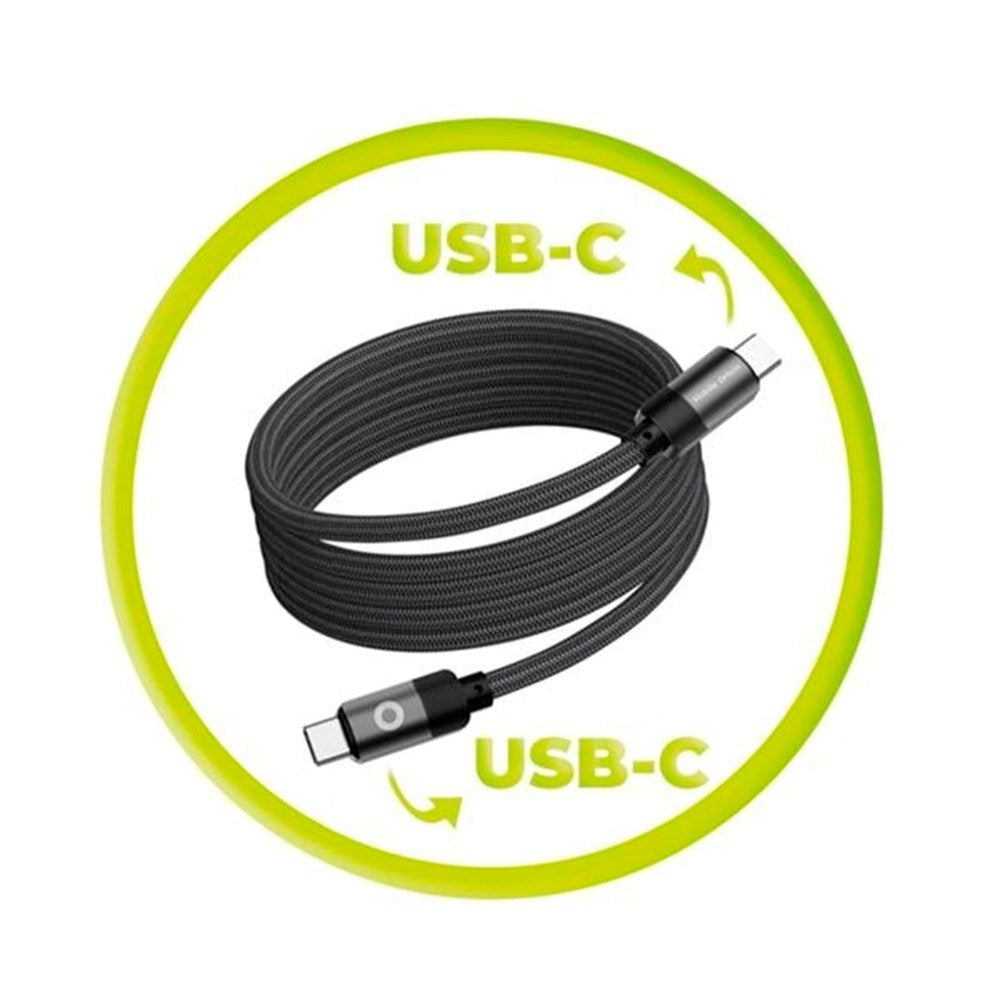 Mobile Origin Magnetisk USB-C til USB-C Kabel - 1m - Sort