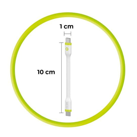 Mobile Origin 60W USB-C til USB-C Kabel 10 cm - Hvid