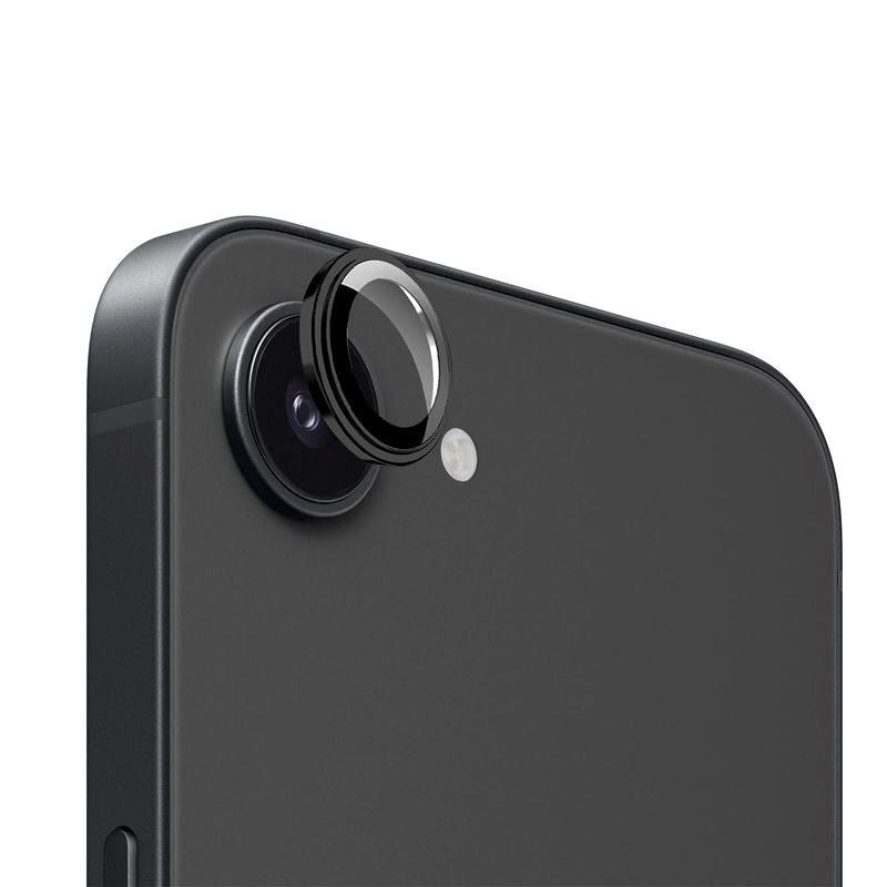 Mobile Origin iPhone 17e / 16e Hærdet Glas Kamerabeskyttelse - Sort