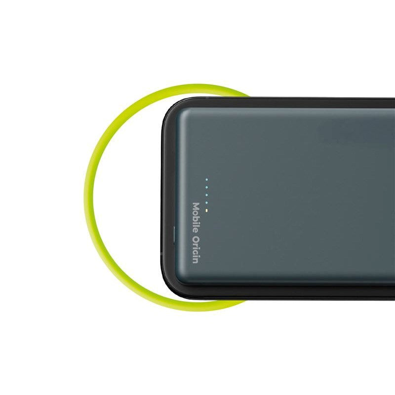 Mobile Origin Slim 10.000mAh Powerbank 20W m. USB-C - MagSafe Kompatibel - Grå