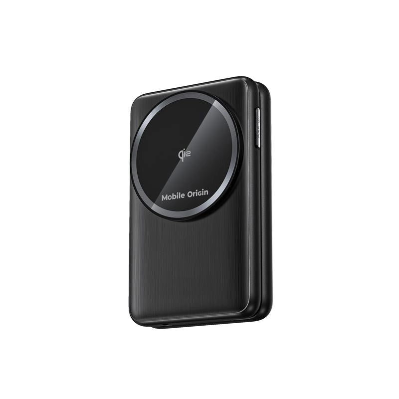 Mobile Origin 3-i-1 Qi2 Foldbar Trådløs Oplader til Telefon & Apple Watch & Høretelefoner - Sort