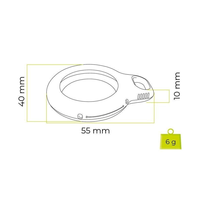 Mobile Origin AirTag 1. & 2. Gen. Loop Case - Lyserød