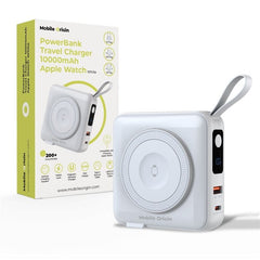 Mobile Origin PowerBank Rejseoplader 10.000 mAh - MagSafe Kompatibel - Hvid