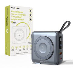 Mobile Origin PowerBank Rejseoplader 10.000 mAh - MagSafe Kompatibel - Grå