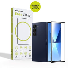 Samsung Galaxy Z Fold7 Mobile Origin EasyGlass Skærmbeskyttelsesglas - Gennemsigtig / Sort Kant
