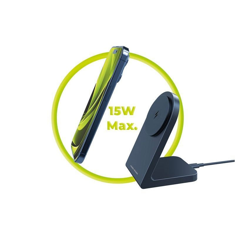 Mobile Origin PW15 15W Trådløs Oplader - MagSafe / Qi Kompatibel - Sort