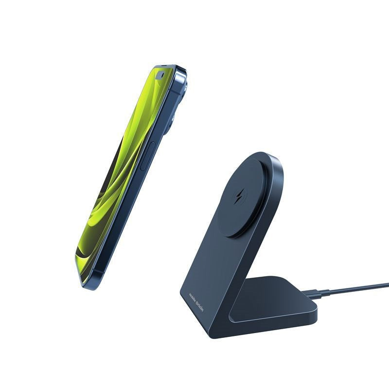 Mobile Origin PW15 15W Trådløs Oplader - MagSafe / Qi Kompatibel - Sort