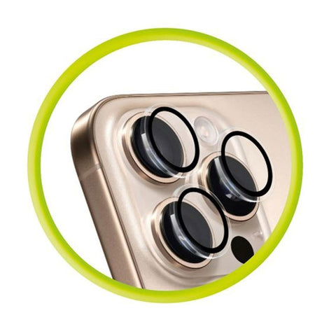 iPhone 17 Pro / 17 Pro Max Mobile Origin Kameralinsebeskyttelse m. Monteringsværktøj - Gennemsigtig