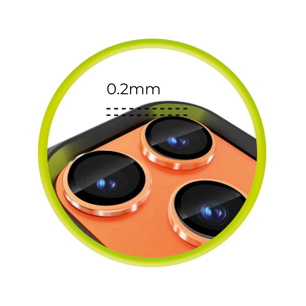 Mobile Origin iPhone 17 Pro / 17 Pro Max Sapphire Hærdet Glas Kamerabeskyttelse - Gennemsigtig