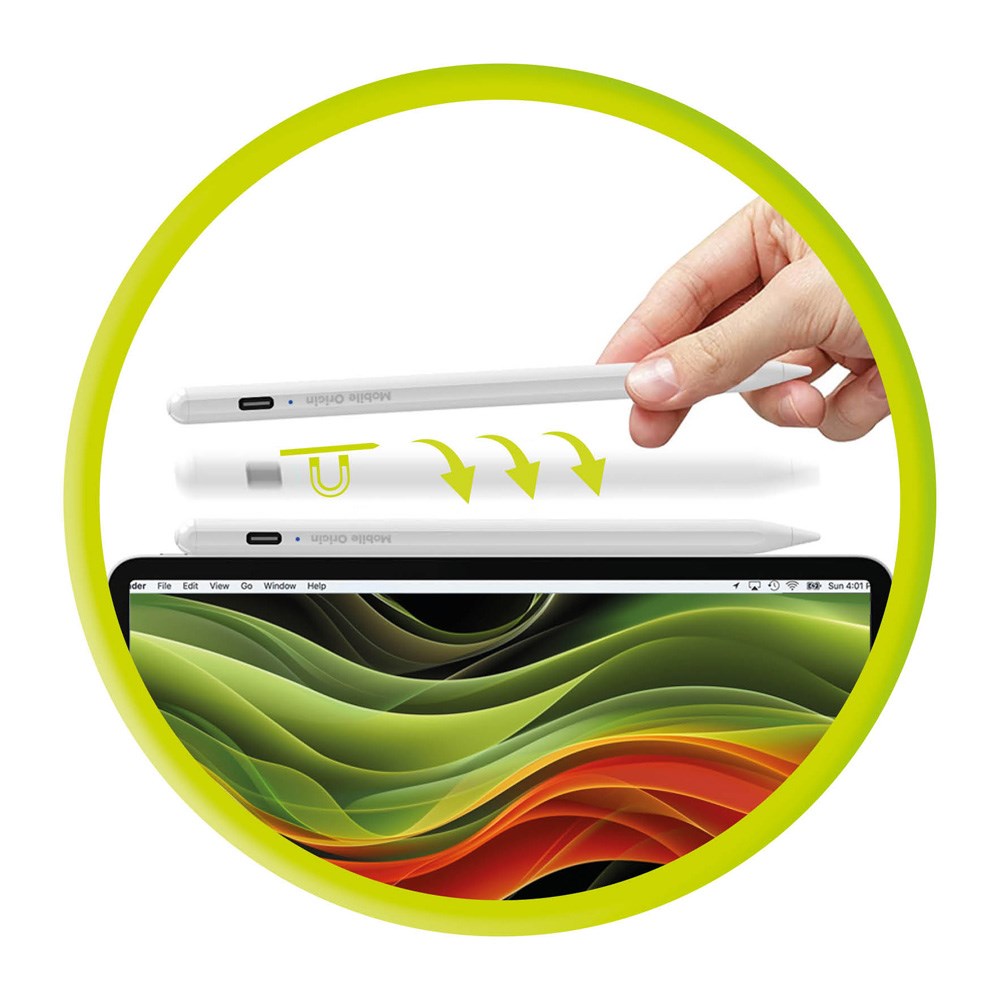 Mobile Origin Universal USB-C Stylus Pen - Hvid