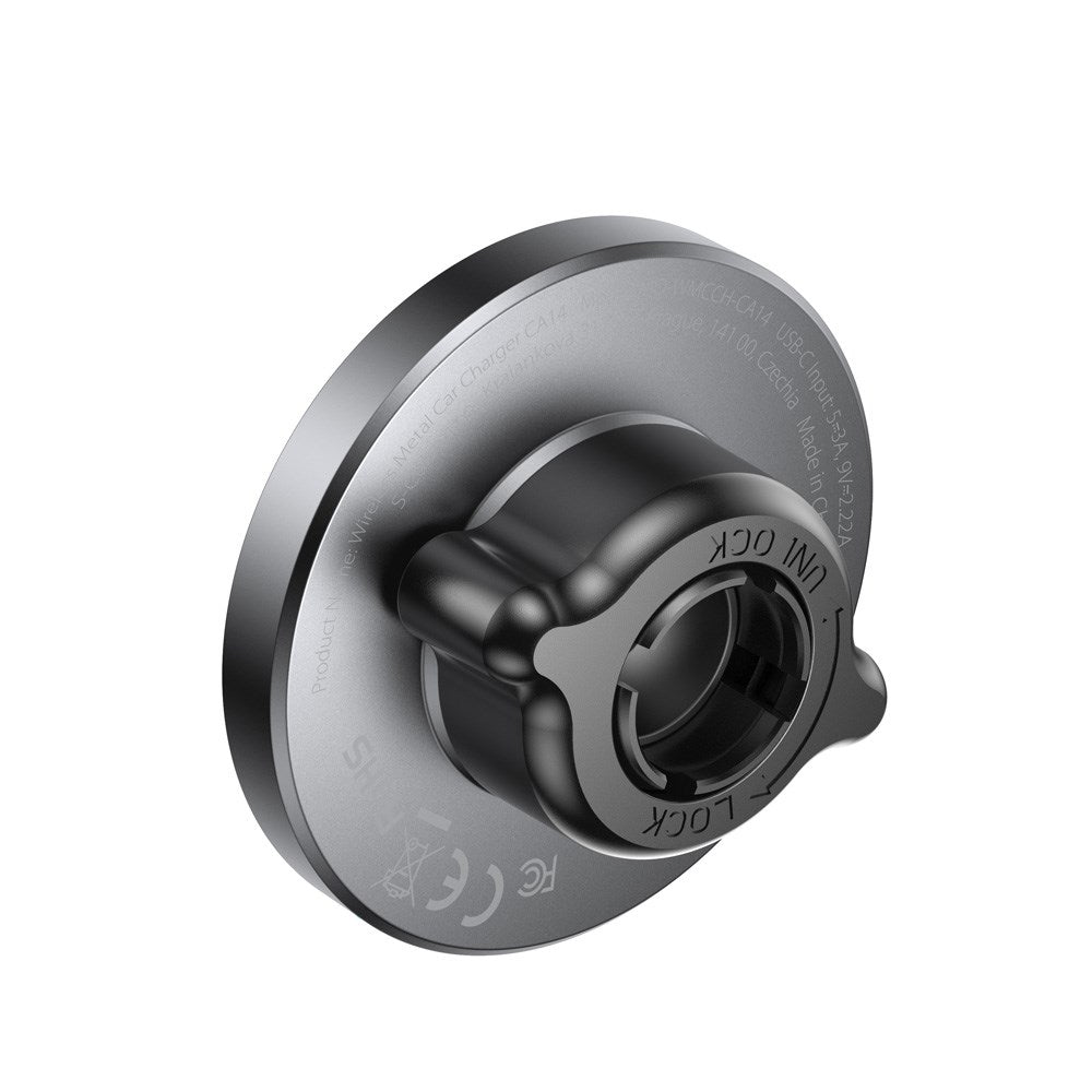 Mobile Origin Qi2 Trådløs Biloplader - MagSafe Kompatibel - Sort