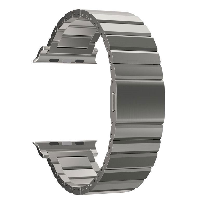 Apple Watch (42/44/SE/45/46/49mm) Mobile Origin Titanium Rem - Sølv