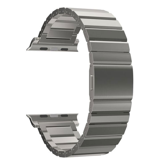Apple Watch (42/44/SE/45/46/49mm) Mobile Origin Titanium Rem - Sølv