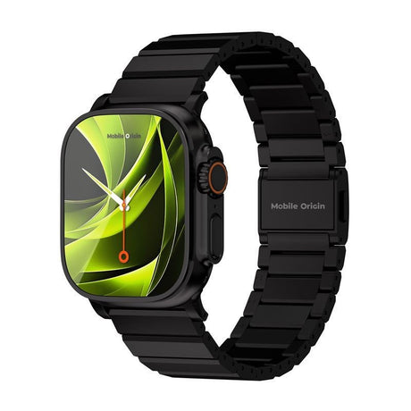 Apple Watch (42/44/SE/45/46/49mm) Mobile Origin Titanium Rem - Sort