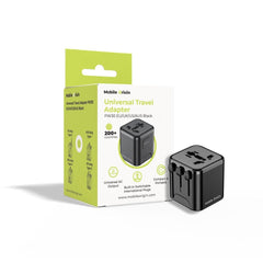 Mobile Origin 30W Universal Rejseadapter EU/UK/US/AUS - Sort