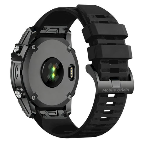 Mobile Origin Universal Garmin Rem (20mm QuickFit) - Silikone - Sort