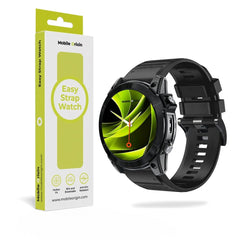 Mobile Origin Universal Garmin Rem (20mm QuickFit) - Silikone - Sort