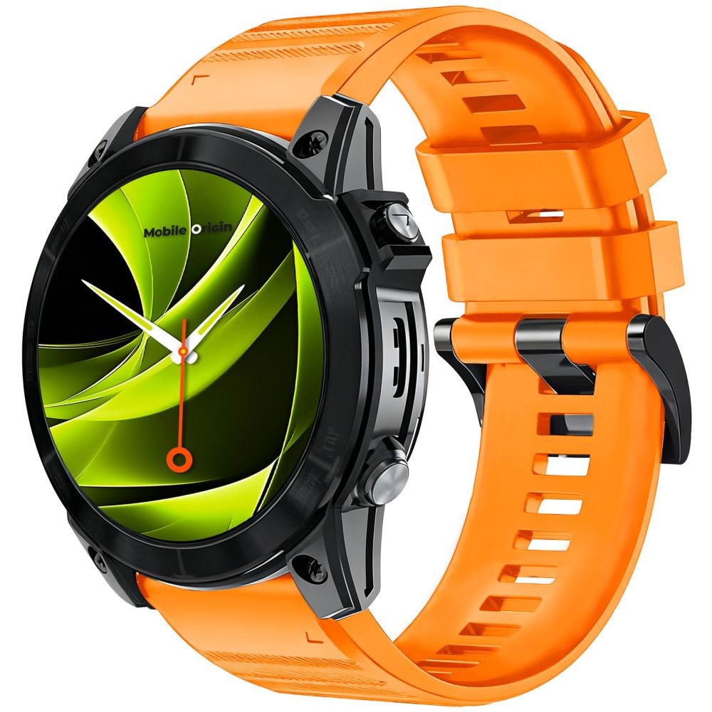 Mobile Origin Universal Garmin Rem (22mm QuickFit) - Silikone - Orange