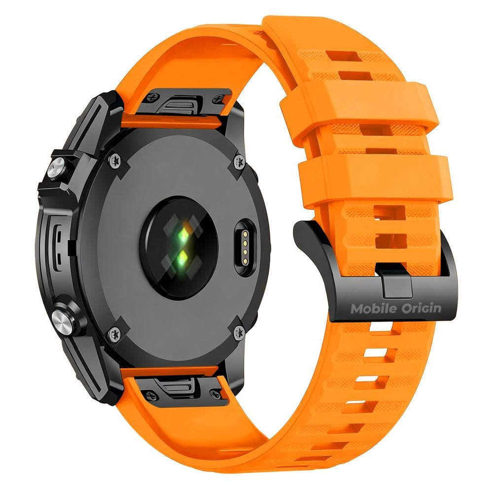 Mobile Origin Universal Garmin Rem (26mm QuickFit) - Silikone - Orange