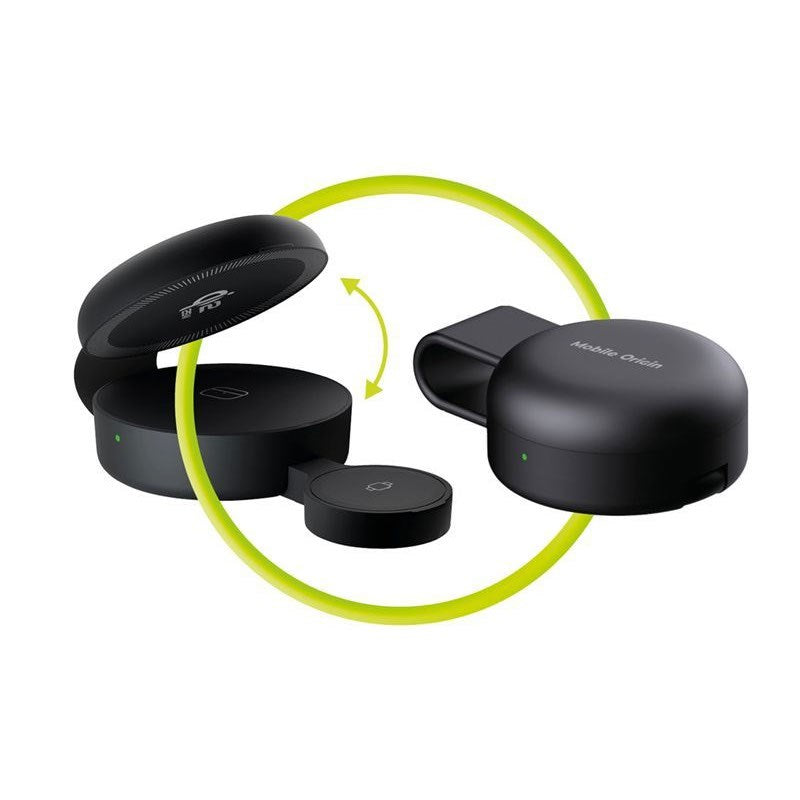 Mobile Origin 3-i-1 Foldbar Trådløs Qi2 Oplader til Smartphone / Apple Watch / Høretelefoner - 25W - Sort