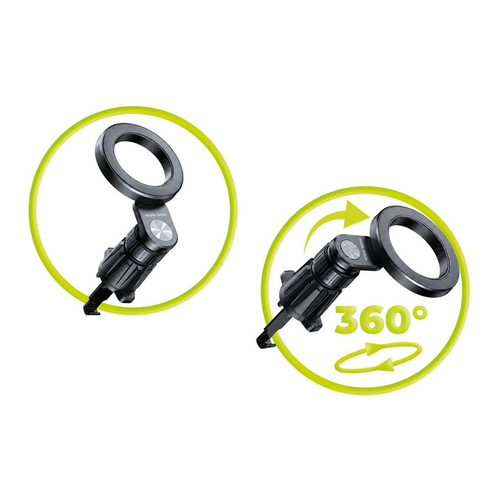 Mobile Origin CA31 Magnetisk Mobilholder til Bil - MagSafe Kompatibel - Sort