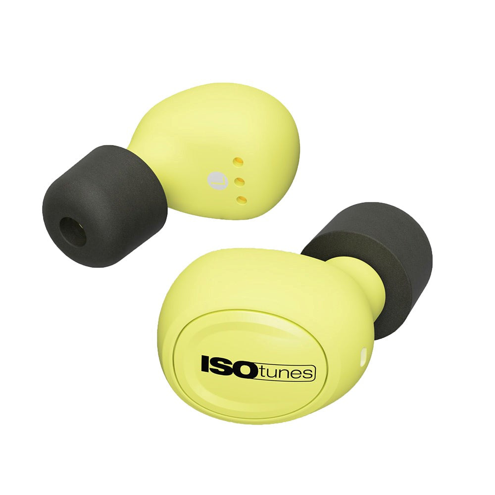 ISOtunes Free 2.0 EN352 True-Wireless Høreværn  - Sort / Gul