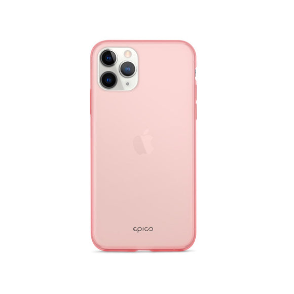 iPhone 11 Pro Epico Silikone Cover - Gennemsigtig / Rød