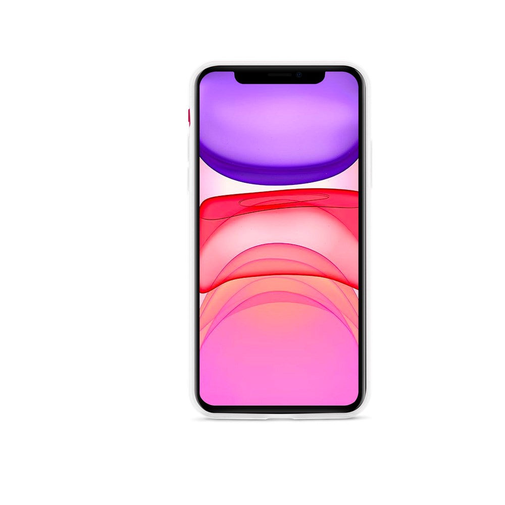 iPhone 11 Epico Silikone Cover - Gennemsigtig / Hvid