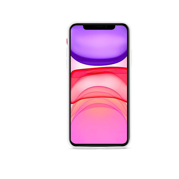 iPhone 11 Epico Silikone Cover - Gennemsigtig / Hvid