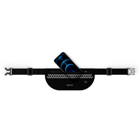 Epico Sports Løbebælte (Maks. Mobil: 250 x 105 x 10 mm) - Sort / Grå