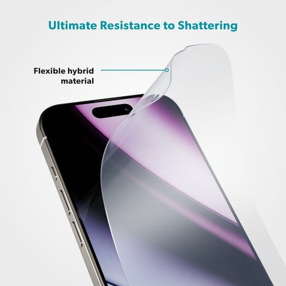 iPhone 17e / 16e / 14 / 13 / 13 Pro Epico Flexiglass Skærmbeskyttelsesglas - Gennemsigtig