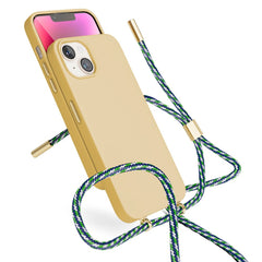 Epico iPhone 14 / 13 Silikone Necklace Cover - Sand