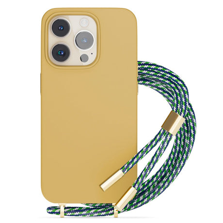 Epico iPhone 14 Pro Silikone Necklace Cover - Sand